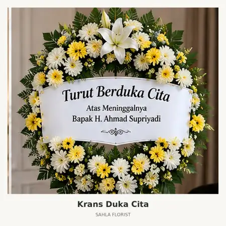 Krans Bunga Duka Kiic Karawang